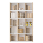 Bibliothèque Grid Harmony – 15 Compartiments & Décoration Intégrée