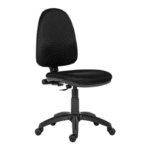 Fauteuil de Bureau Ergonomique Classic Noir – Simplicité, Confort & Mobilité