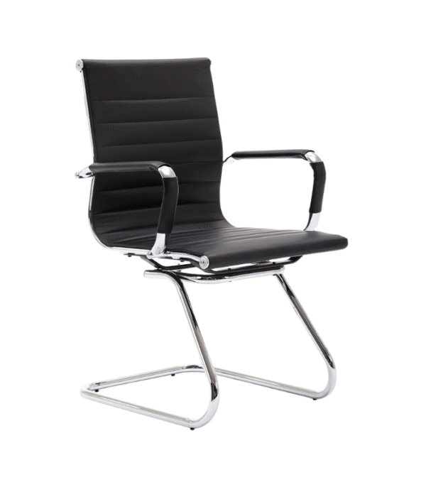 Fauteuil de Bureau Cantilever ChromeLine – Design Élégant & Confort Structuré