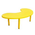 Table Enfant Haricot ColorKidney – Forme Ergonomique & Design Ludique Jaune