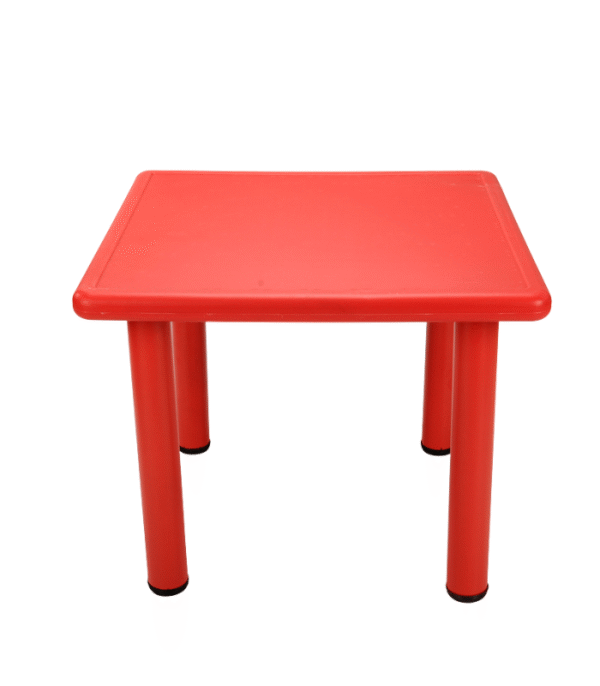 Table Enfant Rectangulaire  – Plateau avec Rebords & Pieds Antidérapants