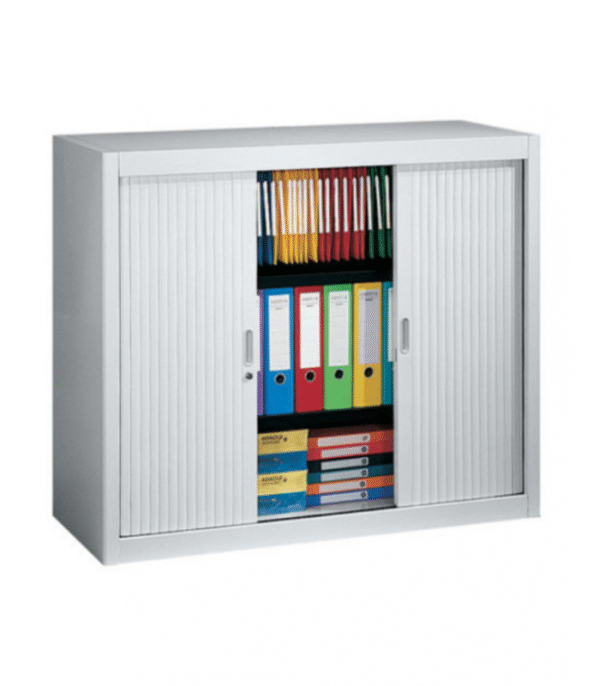 Armoire Basse Métallique Avec 2 Portes Rideau