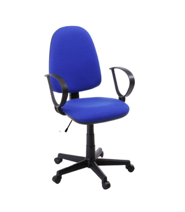 Fauteuil de Bureau Ergonomique BlueMotion – Confort Coloré & Mobilité Quotidienne