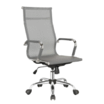 Fauteuil de Bureau Ergonomique MeshTotal – Aération Intégrale & Mobilité Chromée