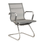 Fauteuil de Bureau Cantilever MeshFlex – Aération Totale & Structure Chromée
