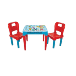 Set Table & Chaises Enfant – Plateau Illustré & Structure Bicolore