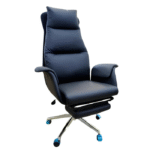 Fauteuil de Bureau Ergonomique Premium avec Repose-Pieds – Confort & Design Moderne