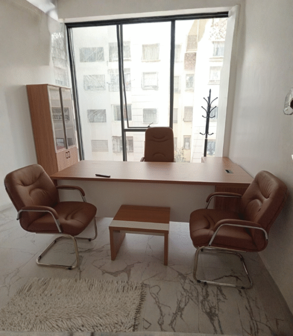 Ensemble Bureau Direction – Bois Foncé & Accueil Professionnel