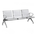Banquette Métallique 3 Places – Résistance & Design Public