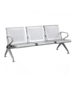 Banquette Métallique 3 Places – Résistance & Design Public – Image 2