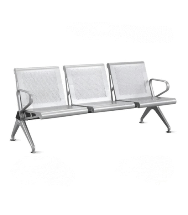 Banquette Métallique 3 Places – Résistance & Design Public