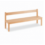 Banc en bois clair – Simplicité naturelle et confort discret