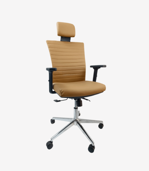 Fauteuil de direction ergonomique beige