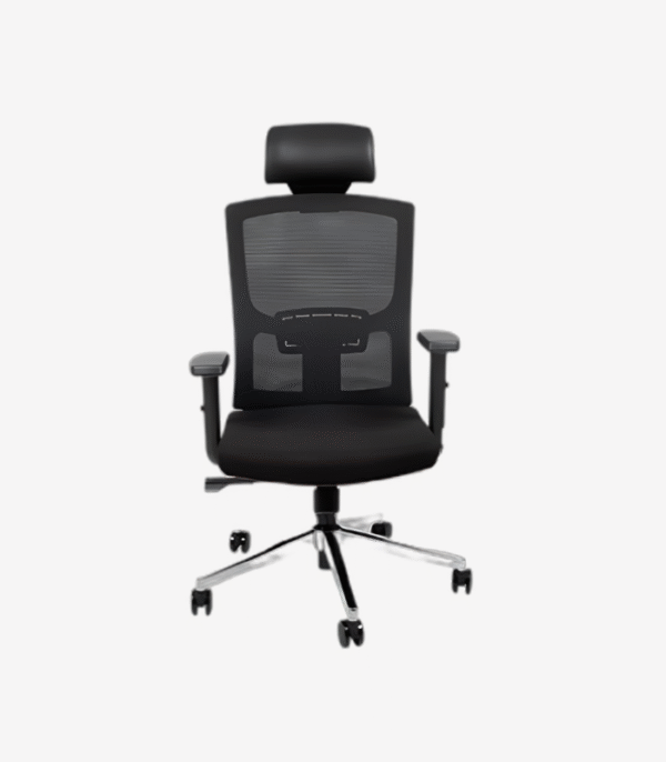 Fauteuil de bureau ergonomique avec appui-tête réglable – confort professionnel