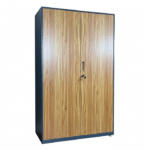 Armoire Bibliothèque Métal Bois – Rangement sécurisé et design contemporain