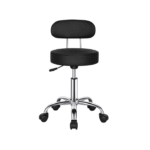 Tabouret pivotant avec dossier – Mobilité professionnelle & confort renforcé