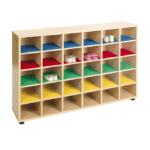 Meuble de rangement à casiers colorés – Organisation ludique et pratique