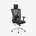 Fauteuil de bureau ergonomique avec soutien lombaire – mobilité et confort prolongé