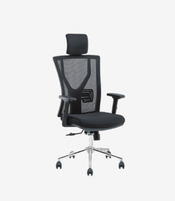 Fauteuil de bureau ergonomique avec soutien lombaire – mobilité et confort prolongé