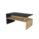Table basse – Élégance graphique pour salon contemporain