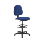 Chaise de laboratoire avec repose-pieds – Confort réglable pour postes en hauteur