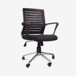 Fauteuil de bureau ergonomique à dossier ventilé – design moderne et confort ajustable