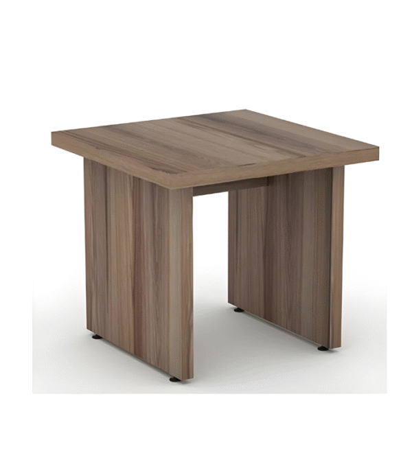 Table basse bois naturel – Design épuré avec pieds pleins et structure basse