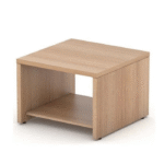Table basse – Design minimaliste avec rangement ouvert