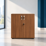 Armoire basse verrouillable – Rangement sécurisé au design sobre
