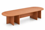 Table de réunion ovale bois naturel – Confort et style pour vos réunions d’équipe – Image 2