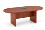 Table de réunion ovale en bois – Image 2