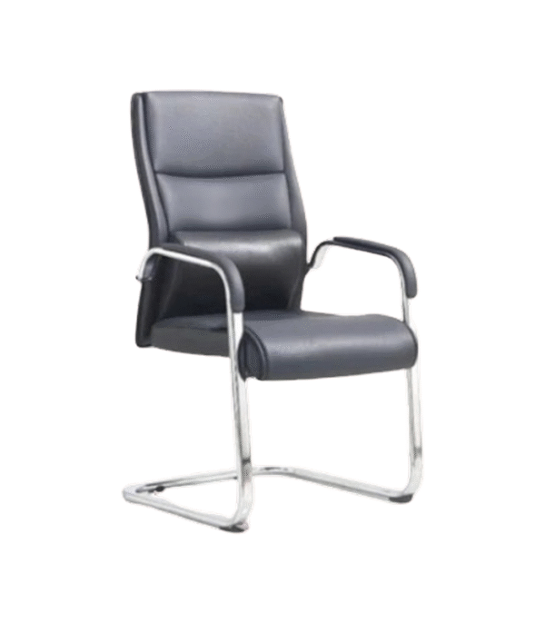 Fauteuil de bureau moderne à piètement luge – Confort et design professionnel