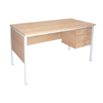 Bureau Maitre en bois avec 3 tiroirs – Design fonctionnel