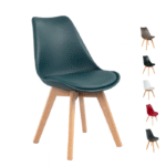Chaises Scandinaves + Coussin