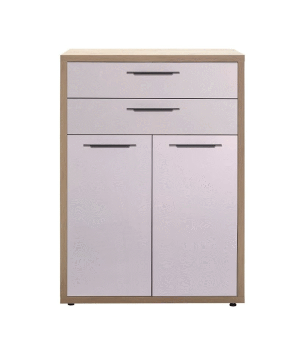 Buffet moderne 2 portes + 2 tiroirs – Élégance minimaliste