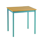 table scolaire individuelle tube carré