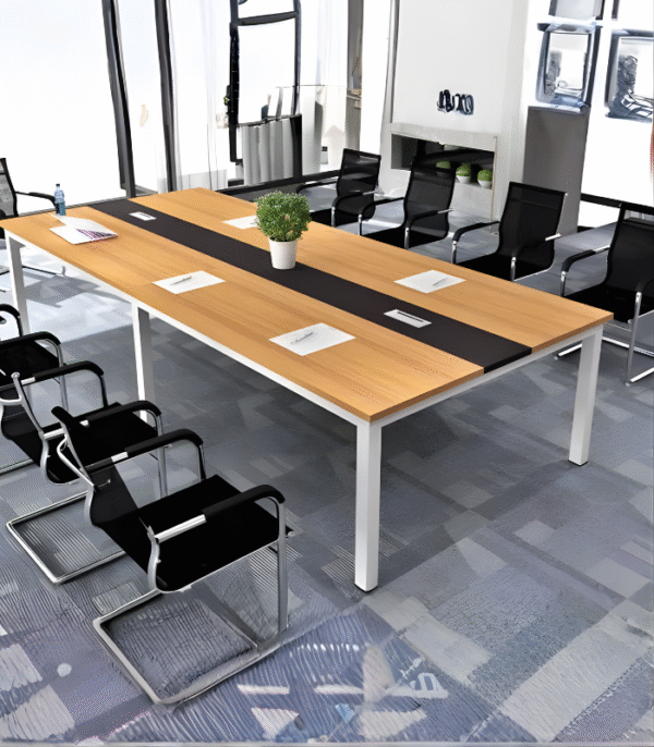 Table de réunion moderne – Ambiance professionnelle et soignée