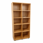 Bibliothèque haute à compartiments – Design épuré et modulable
