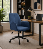 Chaise de Bureau LYON Bleu – Image 2