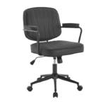 Fauteuil de Bureau Vintage Noir